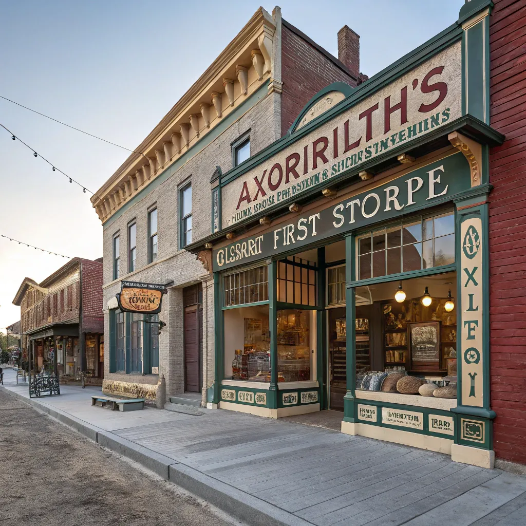 Historical photo of Axorilith's first store